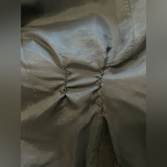 J. Crew Black Wool‎ Blend Overcoat Pea Coat Size S - Picture 7 of 9